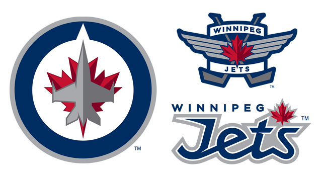 New Winnipeg Jets logos New 2011 Winnipeg Jets logos
